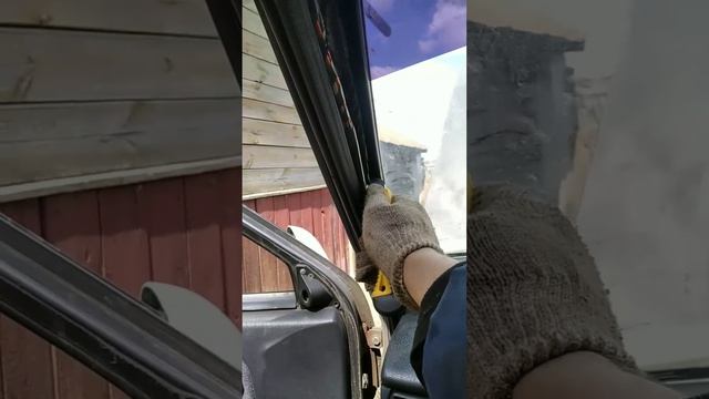 снятие лобового стекла