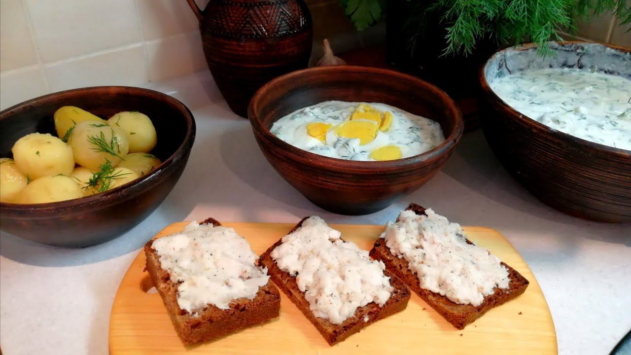 ОКРОШКА! Успейте приготовить. Простокваша. Okroschka aus Sauermilch!