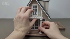 Как сделать красивый домик из картона / DIY