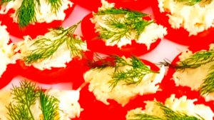 Закуска из помидоров 🍅 с сыром 🧀 и чесноком 🧄 / Готовить меньше 5 минут ⏰
