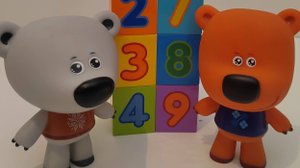 МИ-МИ-МИШКИ И КУБИКИ С ЦИФРАМИ