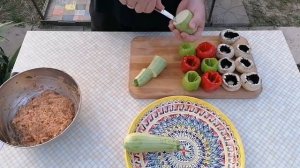 ФАРШИРОВАННЫЕ ГРИБЫ и ОВОЩИ в ТАНДЫРЕ