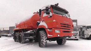 2024 КАМАЗ 43118 6х6 ВАКУУМНАЯ МАШИНА. Обзор (интерьер, экстерьер, двигатель).