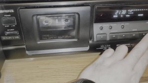 Проверка аудиокассеты RONEeS CD-S(L) -90 на тракте кассетной деки, проверка шумности ленты до записи