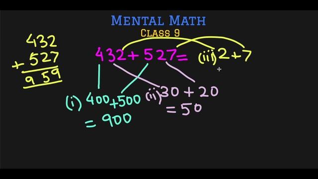 Adding 3 digit numbers in the mind | Adding 3-digit numbers fast | Mental Math - Class #9