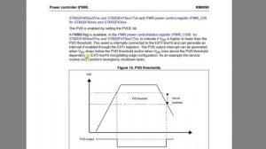 Программируемый детектор напряжения (PVD) питания микроконтроллеров STM32. Контроль питания.