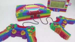 Приставка из магнитных шариков! Как построить потрясающую  Игровую приставку  И Контроллер