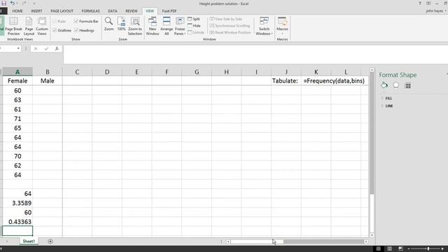 Excel Example Descriptive statistics functions mean, sd, sem, ci, median смотреть онлайн