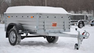 ПЛАСТИКОВАЯ КРЫШКА к прицепу МЗСА 817710. ПРИЦЕП-ЦЕНТР ТОЛЬЯТТИ 977 КМ.ФЕДЕРАЛЬНОЙ ТРАССЫ М5 "УРАЛ"