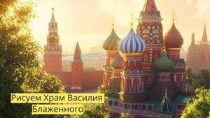 Маленькие художники: Рисуем Храм Василия Блаженного - Детский образовательный мультфильм