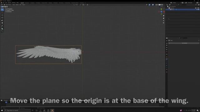 How to make a simple wing rig in Blender