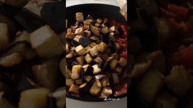 Рецепт быстрой и сытной пасты с баклажанами🍆🍝