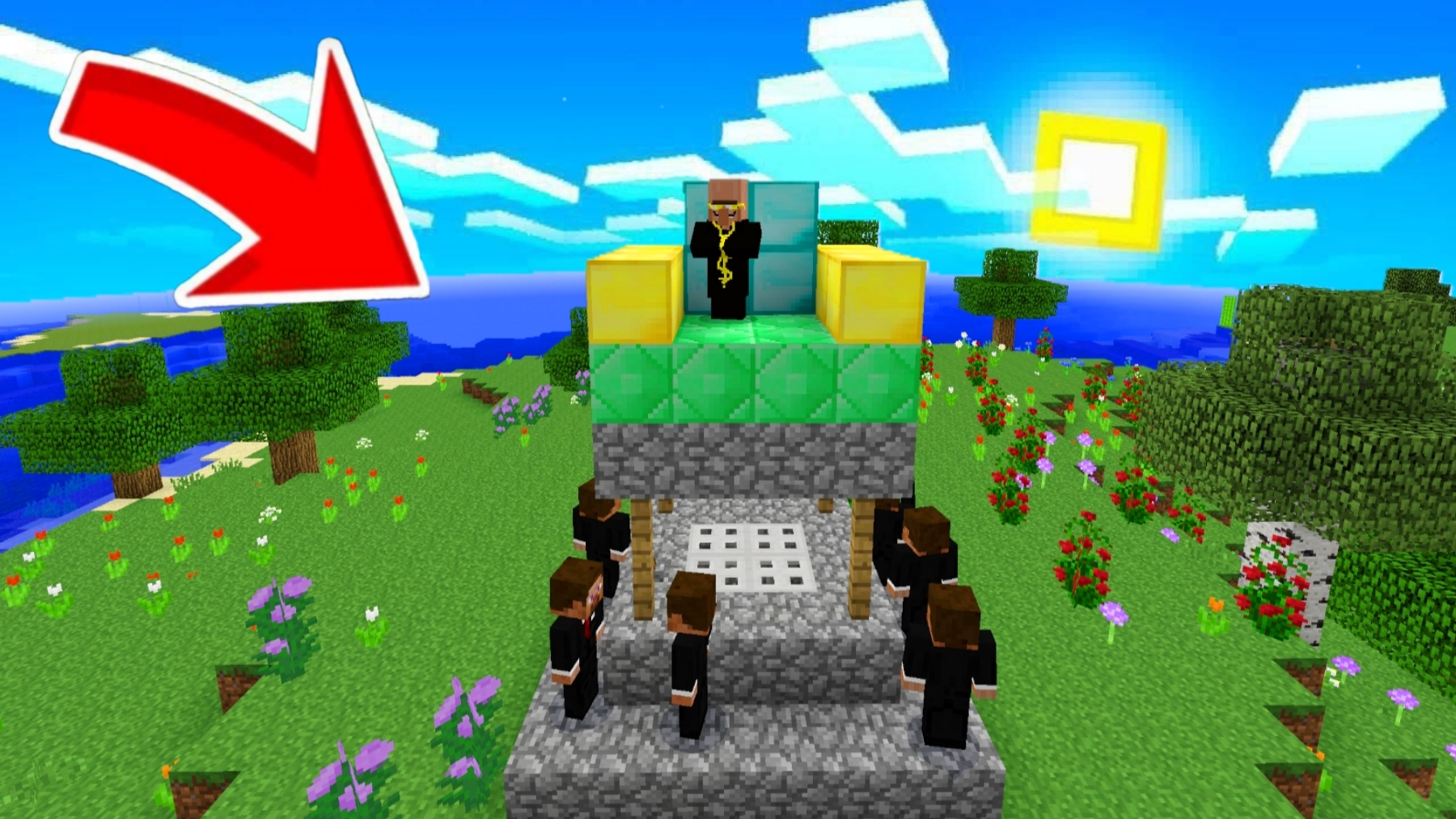 что прячет житель миллионер в колодце в Майнкрафт | Миша Аниматор в Minecraft