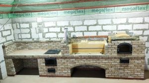 Строительство комплекса барбекю