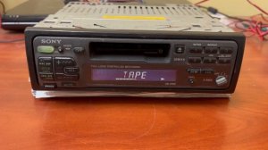 Testing Sony XR-3750