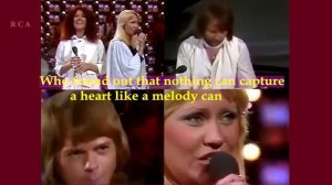 ABBA  'Thank You For The Music'  (lyrics)