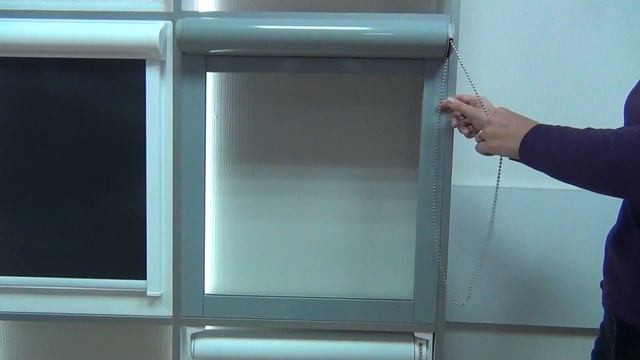 Рулонные шторы с направляющими