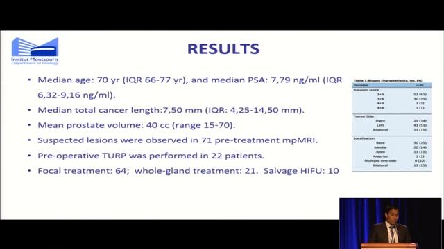 Arjun Sivaraman - MRI-US fusion guided HIFU with Focal-One system (2016) смотреть онлайн