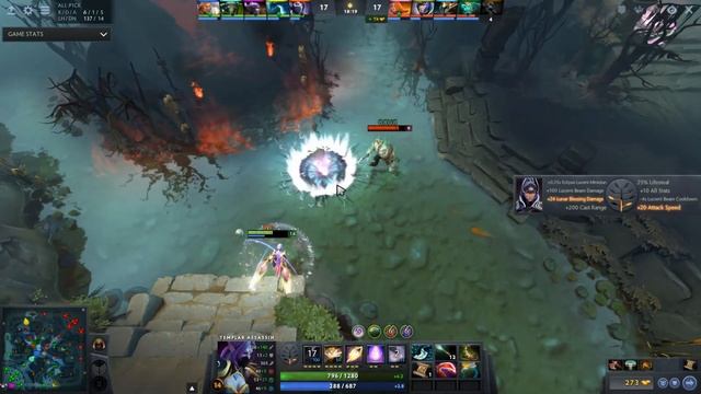 Dota 2 Templar Assassin 7505 MMR 13/4/14 (Kills/Deaths/Assists) Ranked Full Gameplay смотреть онлайн