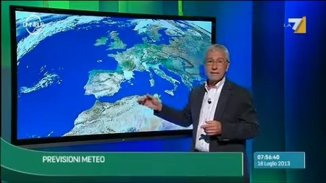 Previsioni del tempo di giovedì 18 luglio 2013 смотреть онлайн