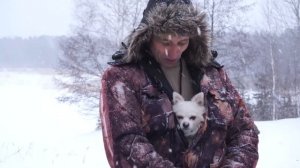 Радиовылазка в зимний лес. Испытание тюнера Yaesu FC-40.