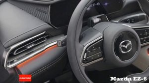 Six in the new Mazda EZ 6 Rear wheel drive liftback