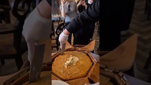 ШАХ ПЛОВ - произведение кулинарного искусства‼️ Сверху символ Баку -Девичья Башня🇦🇿🔥 #food #плов