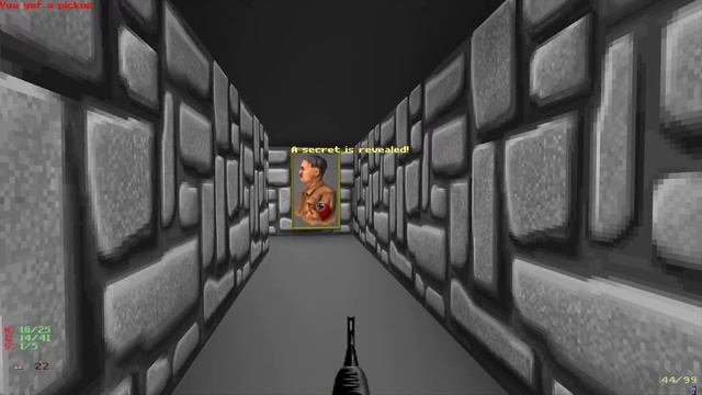 Wolfenstein 3D TC (IADI, 100%) - 21 - E3M1 (4K) смотреть онлайн