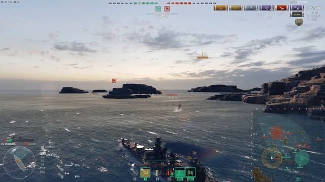 WOWS - Синоп - 6 фрагов, 40 самолётов