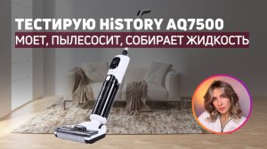 Беспроводной моющий пылесос | Обзор HiSTORY AQ7500