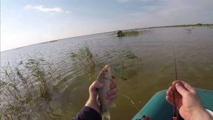 Удачная рыбалка на озере Уелги!