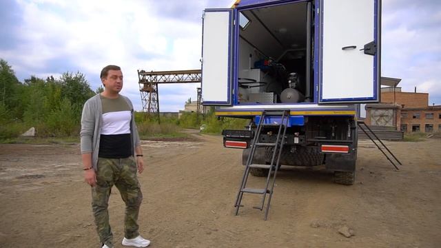 Передвижная маслостанция на базе КАМАЗ-43118