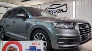 Audi Q7 - установили охранный комплекс с автозапуском и управлением с телефона StarLine S96 GSM