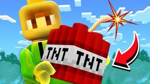 Я ВЗОРВАЛ ЛЕГО ДИНАМИТ В МАЙНКРАФТ | Риколит Minecraft