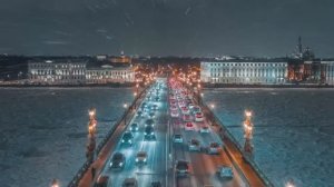 Шикарный вид! Зимний Санкт - Петербург. Песня Людмилы Кононовой "Белая гусыня"