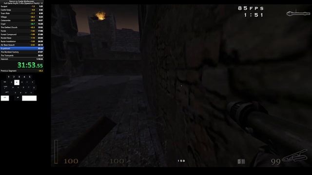 Return to Castle Wolfenstein Speedrun in 1:03:22 Any% [Old PB] смотреть онлайн