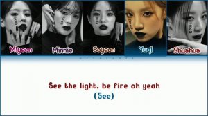 (G)I-DLE ((여자)아이들)- Rollie (color coded lyrics) ENG/ROM