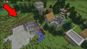 ЧТО НАХОДИТСЯ ПОД ЭТОЙ ДЕРЕВНЕЙ ЖИТЕЛЕЙ В МАЙНКРАФТ | Риколит Minecraft