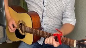 Я тебе обьявляю войну - гр Комиссар! кавер песни на гитаре by mamontenok