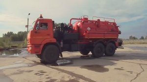 Видео-обзор вакуумной автоцистерны АКНС-10 КАМАЗ-43118 производства НПО ВЕКТОР