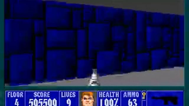 Wolfenstein 3D (PC DOS) - Floor 1-4 смотреть онлайн