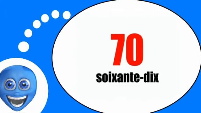 Французского видео урок = Считать от 10 до 100