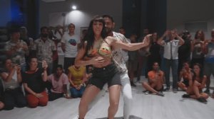 NI UNA LLAMADA GRUPO EXTRA Marco y Sara Bachata Sensual Lady Style Footwork WorkShop бачата лучшее