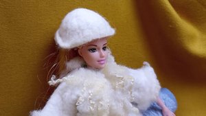 Как свалять шляпу. Учимся мокрому валянию. Урок: Шляпка для Барби