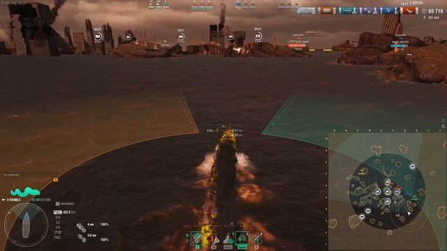 Rumble приготовил вкуснейший торпедный суп. Шестеро лопнули от переедания [WOWS]