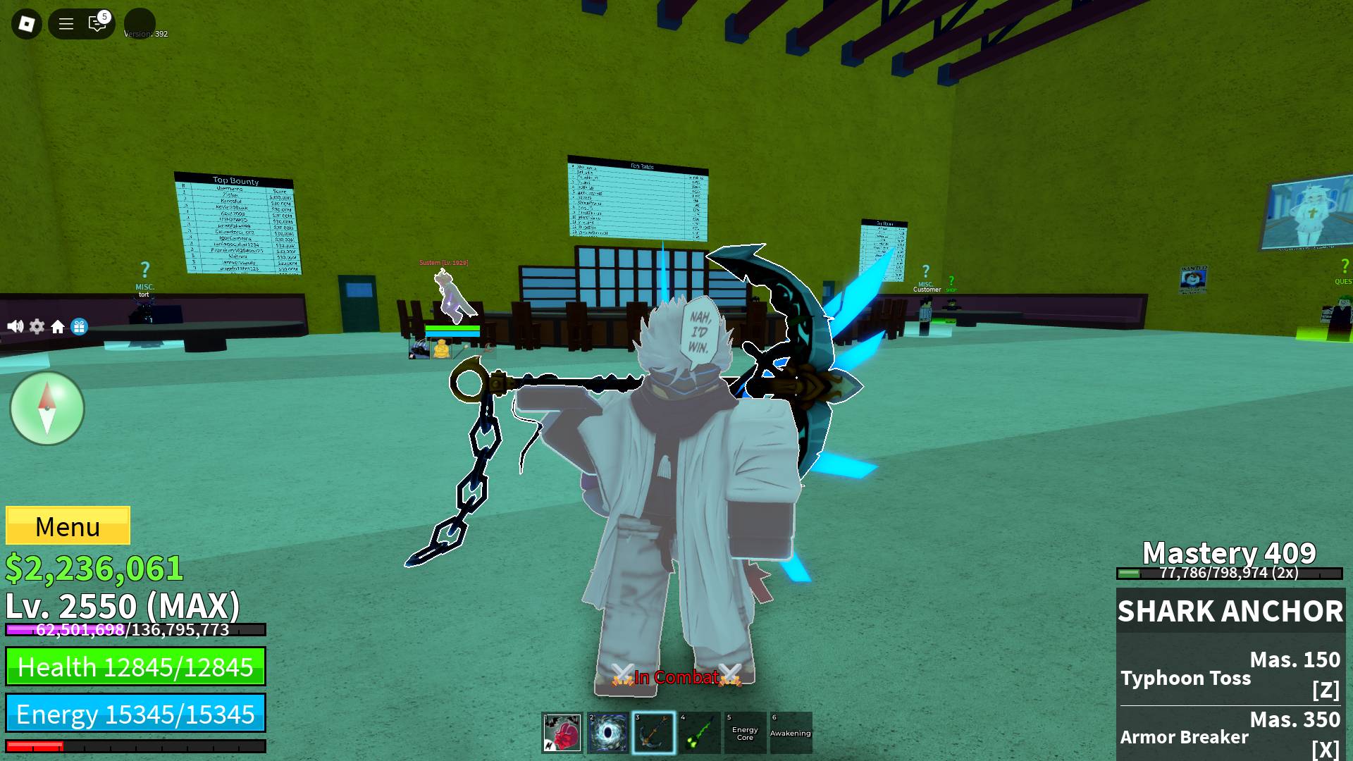 Баунти хант в blox fruit