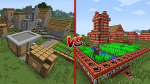 ДЕРЕВНЯ ЖИТЕЛЕЙ НУБОВ ПРОТИВ ДЕРЕВНИ ИЗ ТНТ В МАЙНКРАФТ | Риколит Minecraft