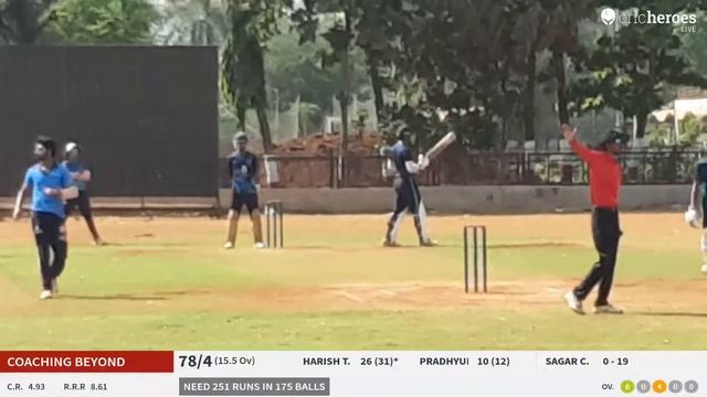 Live Cricket Match | Coaching Beyond vs Parsee Gymkhana | 23-May-23 09:30 AM 45 overs | Individual