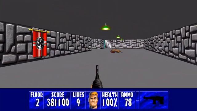 Wolfenstein 3D Let's play | Part 1 | E1M1 - E1M4 смотреть онлайн