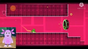 Лунтик играет в geometry dash